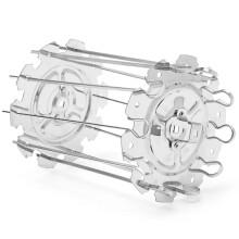 BBQ Steel Metal Roaster Rotisserie Grillspett NåL Bur Ugn Kebab Maker Grill