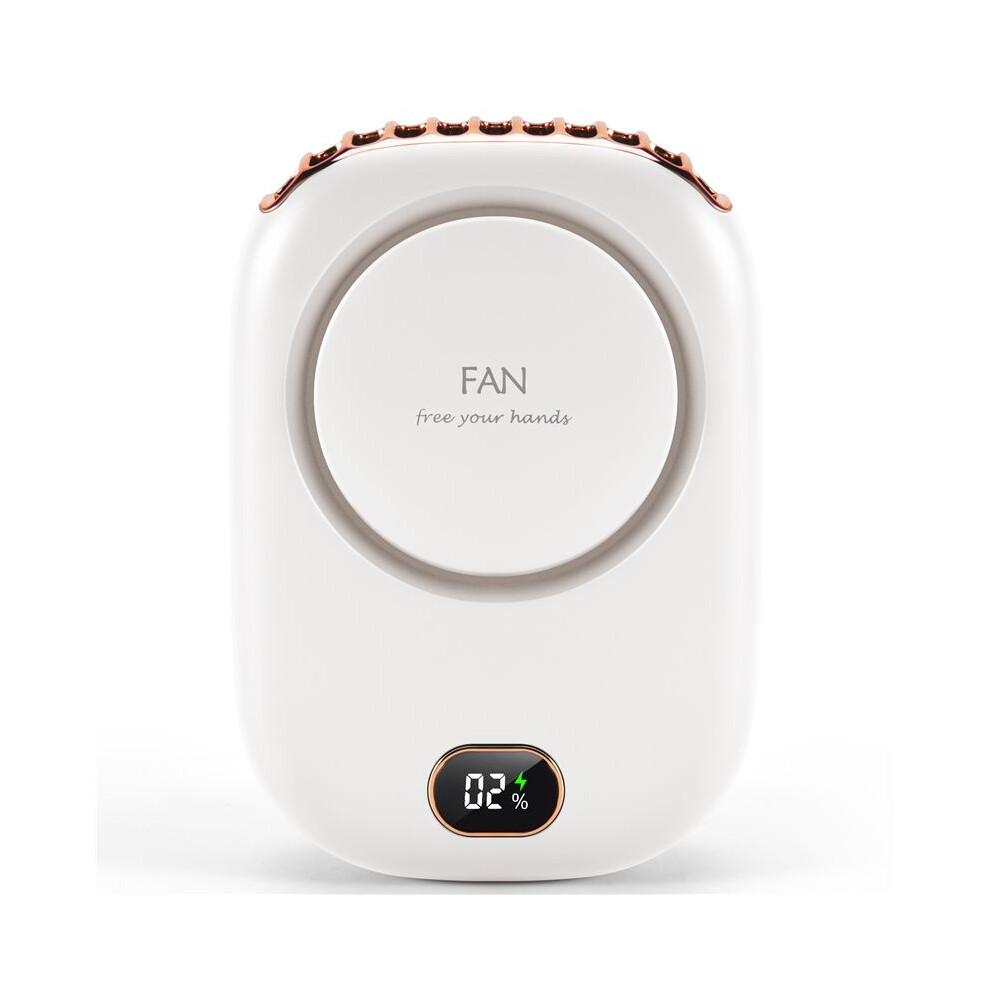 Zandonã White Fan Usb Cooler Rechargeable Ventilador Travel Handheld Portable Silent Small Electric Cooling Fans
