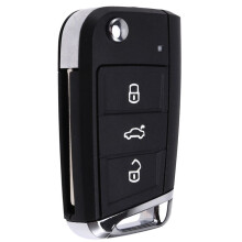 Car 3 Buttons Key Shell Folding Remote Control Key Shell for MBQ Narrow Key Blade Housing Cover
