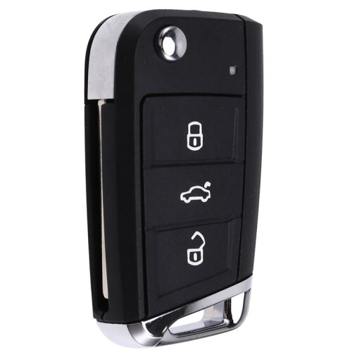 Car 3 Buttons Key Shell Folding Remote Control Key Shell for  MBQ   Narrow Key Blade Housing Cover
