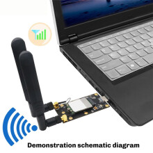 NGFF M.2 Key B to USB 3.0 Adapter Expansion Card for 3G/4G/5G Module M.2 Wifi Card Dual  SIM Card Slot 5G Antenna