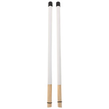 3Paires Brosse Bois Blanche Tambour Accessoires Percussion