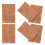 24Pcs Brown Cork Pads Universal Sax Neck Joint Cork Replacement Kit 3