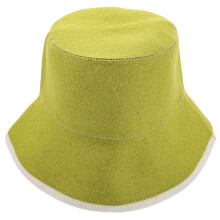3Pièces Chapeaux Sauna Femme Orange Feutre Laine Absorbant Rapide