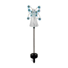 Waterproof Solar Angel Lights Outdoor Angel Fairy Landscape Lights LED Solar Transparent Ground Plug Lights Decoration,B