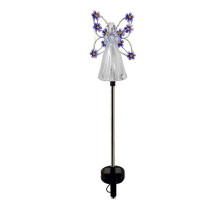 Waterproof Solar Angel Lights Outdoor Angel Fairy Landscape Lights LED Solar Transparent Ground Plug Lights Decoration,A