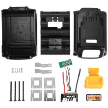 FöR 10 Core 18V/20V Li-Ion-Batteribyte PlastväSka Kit Dcb180 Li-Ion-Batteriskal (Ingen Battericell)