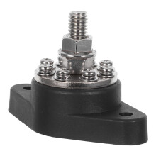 8 Pièces Terminal Distribution Bloc Compact Noir Pour Bateaux Robustes