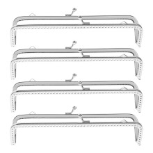16Pièces Cadre De Clutch En Fer Argenté Vintage Pour Sac DIY