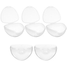 5Pièces Boîtes Transparentes Sécurisées Pour Sucettes Accessoires