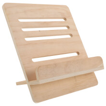 3Pièces Lutrin Bois Clair Robuste Pour Livres, Recettes Et Puzzles