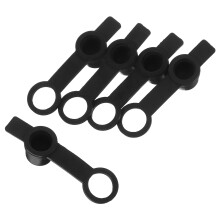 25Pièces Capuchon Caoutchouc Noir Pour Valve Réservoir Rapide