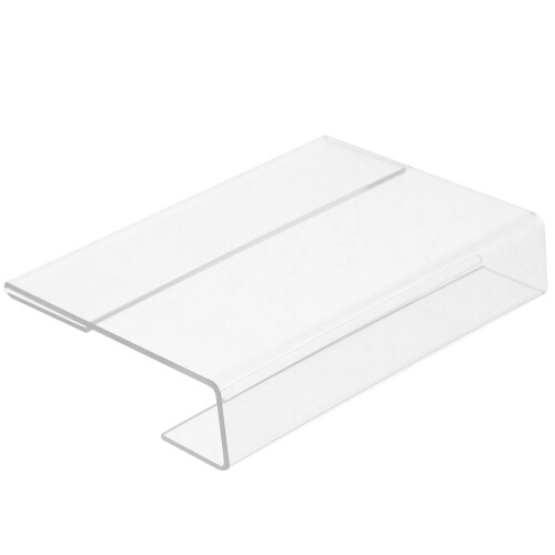 2Stk Acryl Namensschild Halter Transparent Moderner Büro-Kartenständer