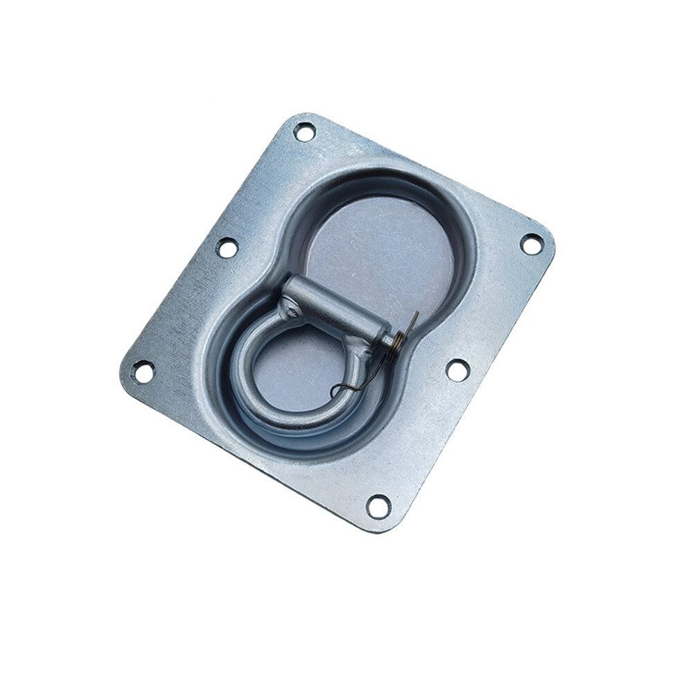 Trailer Tie Down Anchors Stainless Steel Lashing Point Floor Hook Spring Pull Ring Floor Flush Mount D Rings For Truck 4711494755647