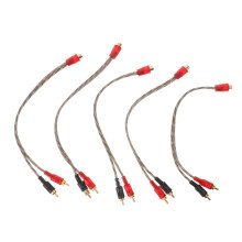 20Pièces Adaptateur Rca À Double Pour Audio Auto