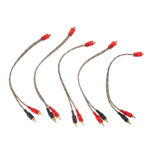 20Pièces Adaptateur Rca À Double Pour Audio Auto