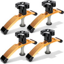 T-Nut-Niederhalter, Verlängertes 5-3/8"-T-Nut-Klemmenset für CNC-Fräsen und Holzbearbeitung, Verstellbare Niederhalter
