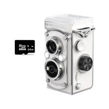 Retro Camera Manual Joystick Digital Camera 1080p Video Photos 64G for Birthday Gift B
