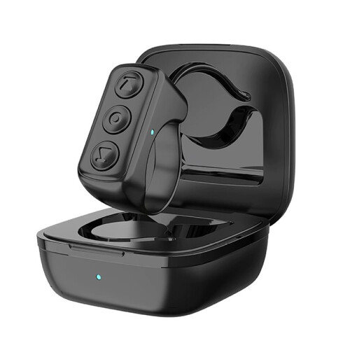 Mobile Phone Remote Control Finger  Camera Controller Automatic Page Turner Camera Controller Black