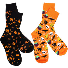 4Paare Lange Halloween Strümpfe Über-Knie