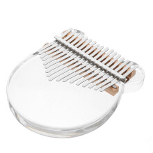 2Sets Acryl Mini Kalimba Daumenklavier Transparent Für Musiker
