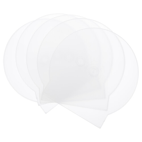 80Stk Cd Halter Transparent Weiß Dicke Schutz Hüllen