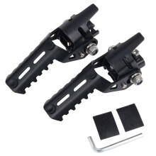 Motorcycle Pair Front Foot Pegs Folding Footrests Clamps for R1250GS R1200 GS Adventure LC 13-2022 22mm/25mm Pole C