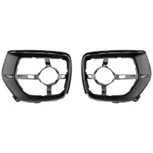 Pair Front Bumper Fog Lights Cover Fog Light Grill Grille for X6 E71 2008-2014 51117210936 51117210935