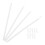 8Pcs Plastic Curtain Rods for Blinds Versatile Length Adjustable Wands 1