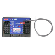 P10F 10CH -Ontvanger met Spanningsfeedback, Ondersteuning voor PPM-Signaaluitvoer Zonder Gyroscoop voor RC-Auto'S en Boten