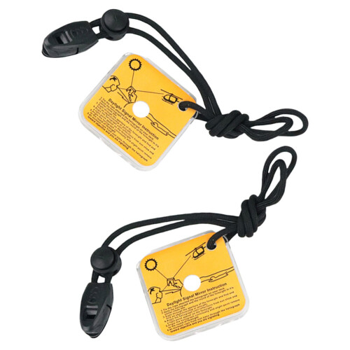 10Pièces Réfléchissant Orange Durable Avec Lanière Pour Secours