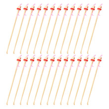 300Pcs Portable Bamboo Ear Tools Multi-Color Earwax Cleaning Spoons