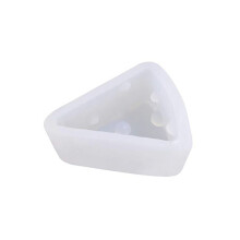 3Pcs Non-Stick White Silicone Cheese Mold for Home Baking Use