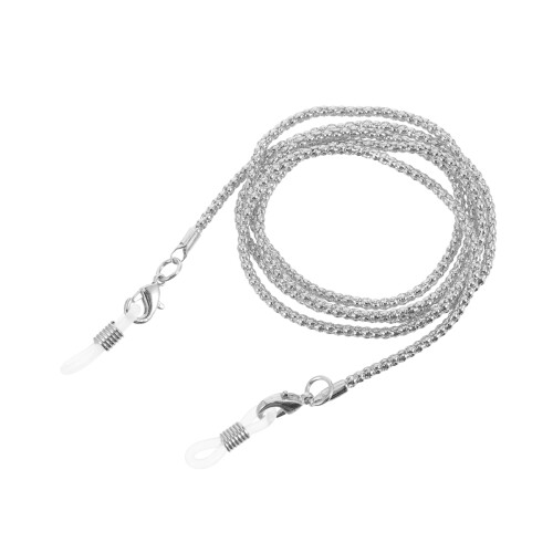 2Ensembles Porte-Lunettes Métal Argent Chic Résistant