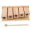 2Pièces Instruments De Percussion En Bois Naturel 5 Notes Pour Enfants 1