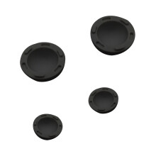 8Pièces Accessoires Laptop Silicone Noir Support Pour Refroidir