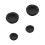 8Pièces Accessoires Laptop Silicone Noir Support Pour Refroidir 1