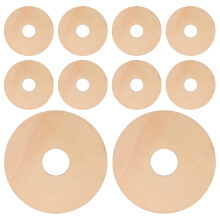20Pièces Supports Bois Khaki Pour Alignement Bougie En Grand Pot