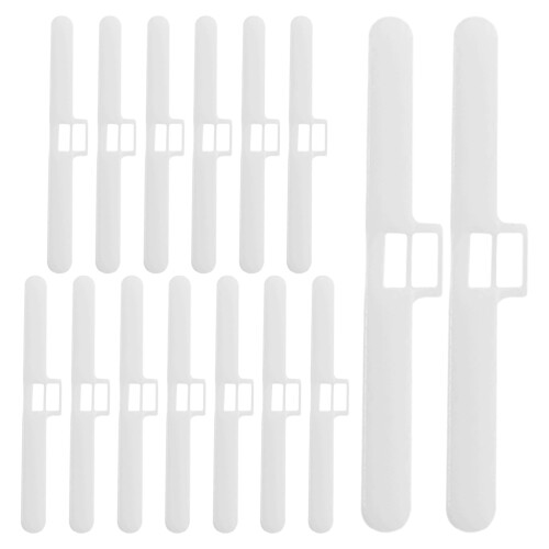 45Pcs Easy Install White Plastic Holders for Vertical Blind Slats