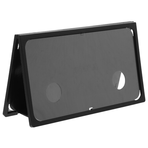 2Pcs Black Plastic Clear Sign Holder for Home and Classroom Display