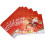 6Pcs Holiday Placemats Red Tableware Insulation Mats for Dining Table 1