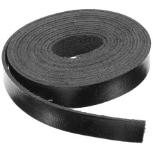 5St Zwarte PU Leren Strips Voor DIY Tasriem En Decoratie