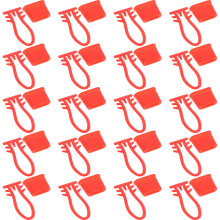 600Pcs Red Plastic Egg Mesh Bag Clasps Reusable Hooks for Home Use