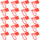 600Pcs Red Plastic Egg Mesh Bag Clasps Reusable Hooks for Home Use 1