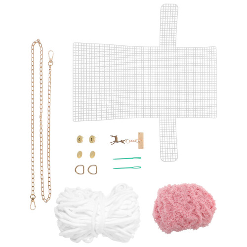 3Sets DIY Bausatz Weiß Weich Gewebt Mit