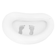 4Stk Faltbarer Fußbad Eimer Weiß PVC Für Entspannte Füße