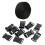 3Pcs Strong Black Nylon Webbing Straps with Adjustable Plastic Buckles 1
