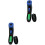 2Pièces Testeur Digital Contact Écran LCD Rétroéclairé 3