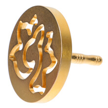 2Pcs Golden Copper Incense Mold Tool for Home Study Tea Room Decor