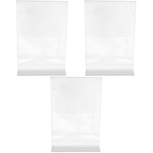3Pièces Porte-Étiquette Transparent En Pour Usage 2